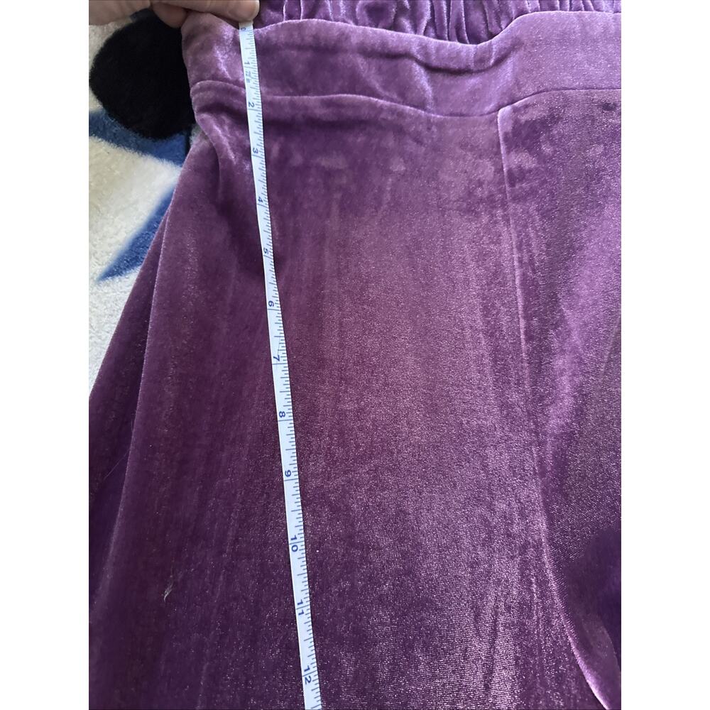 Ava & Yelly Nordstrom Girls Size 14 Mock Neck Velour Jumpsuit Purple Elegant NWT - Picture 12 of 16